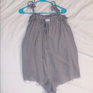 Brownish gray romper